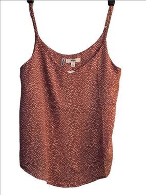 mine Rusty Rose Polka Dot Cami Size S